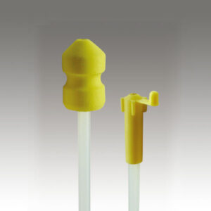 Foam catheter with handle