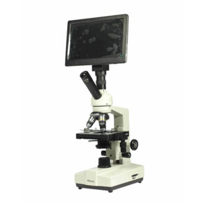 Electric luminaire microscope 640X with TV